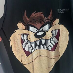 Vintage 1993 Tazmanian Devil Black T-Shirt